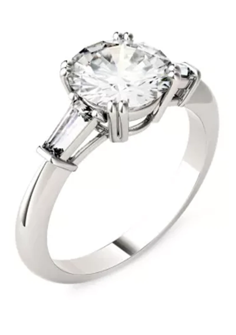 2.27 ct. t.w. Lab Created Moissanite Engagement Ring 14K White Gold