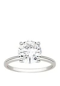 1.9 ct. t.w. Lab Created Moissanite Solitaire Ring 14K White Gold