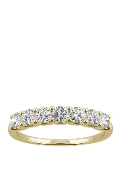 3/8 ct. t.w. Lab Created Moissanite Anniversary Band 14K Yellow Gold