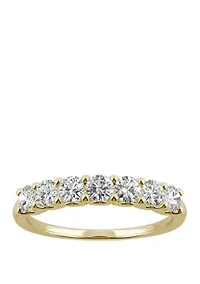 3/8 ct. t.w. Lab Created Moissanite Anniversary Band 14K Yellow Gold