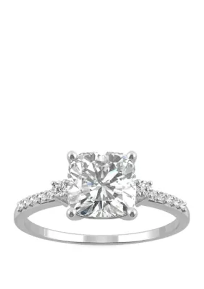 1.81 ct. t.w. Lab Created Moissanite Engagement Ring 14K White Gold