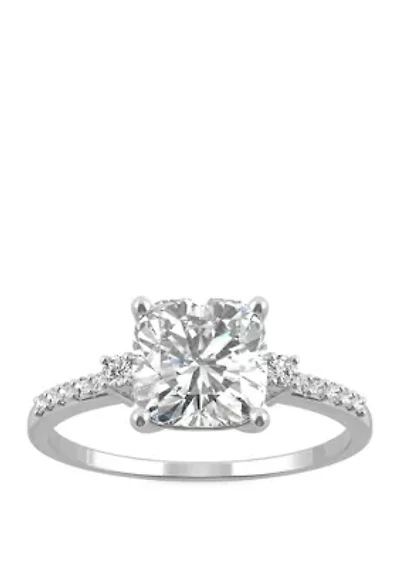 1.81 ct. t.w. Lab Created Moissanite Engagement Ring 14K White Gold
