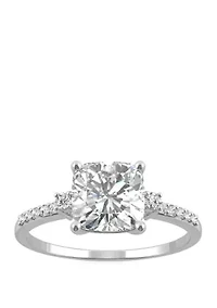 1.81 ct. t.w. Lab Created Moissanite Engagement Ring 14K White Gold