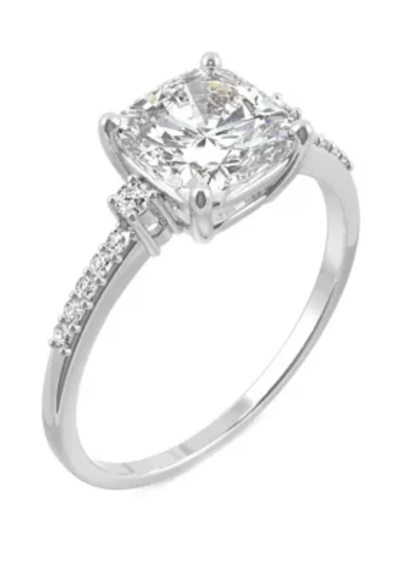 1.81 ct. t.w. Lab Created Moissanite Engagement Ring 14K White Gold