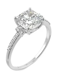 1.81 ct. t.w. Lab Created Moissanite Engagement Ring 14K White Gold