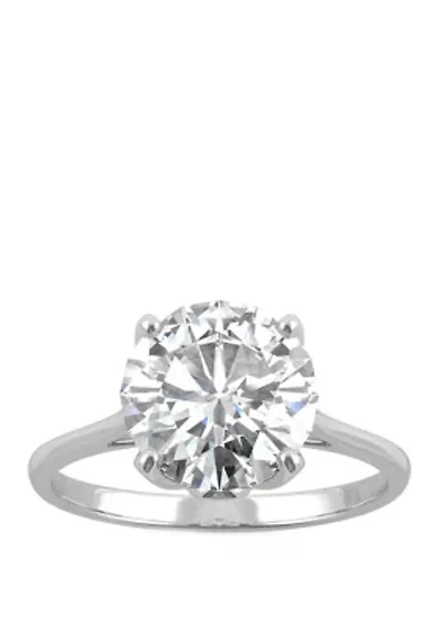 2.7 ct. t.w. Lab Created Moissanite Engagement Ring 14K White Gold