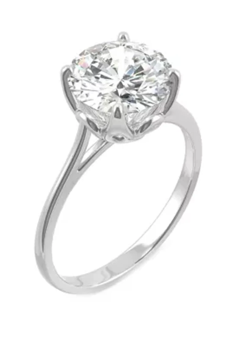 2.7 ct. t.w. Lab Created Moissanite Engagement Ring 14K White Gold