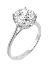 2.7 ct. t.w. Lab Created Moissanite Engagement Ring 14K White Gold