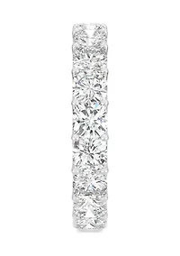 4 ct. t.w. Lab Created Moissanite Cushion Eternity Band 14k White Gold