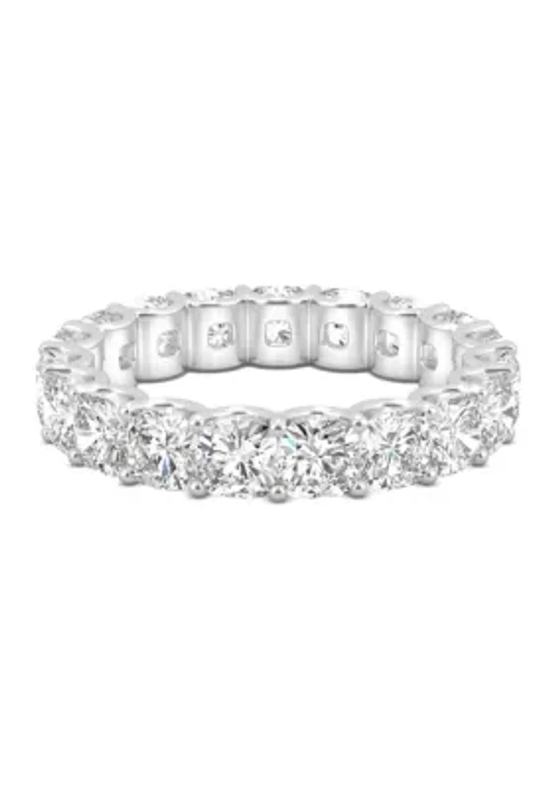 4 ct. t.w. Lab Created Moissanite Cushion Eternity Band 14k White Gold