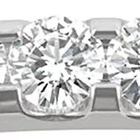 3/8 ct. t.w. Lab Created Moissanite Wedding Band 14k White Gold