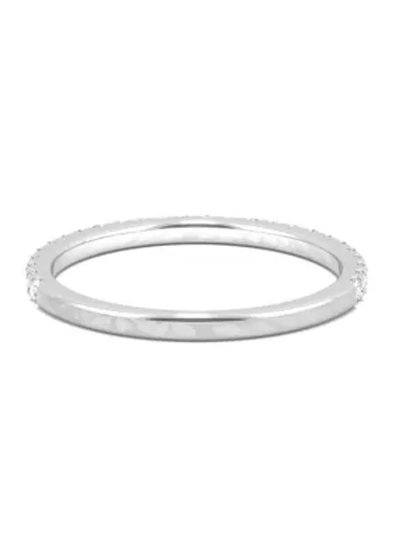 3/8 ct. t.w. Lab Created Moissanite Wedding Band 14k White Gold