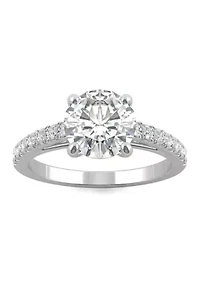 1/5 ct. t.w. Lab Created Moissanite Engagement Ring 14k White Gold