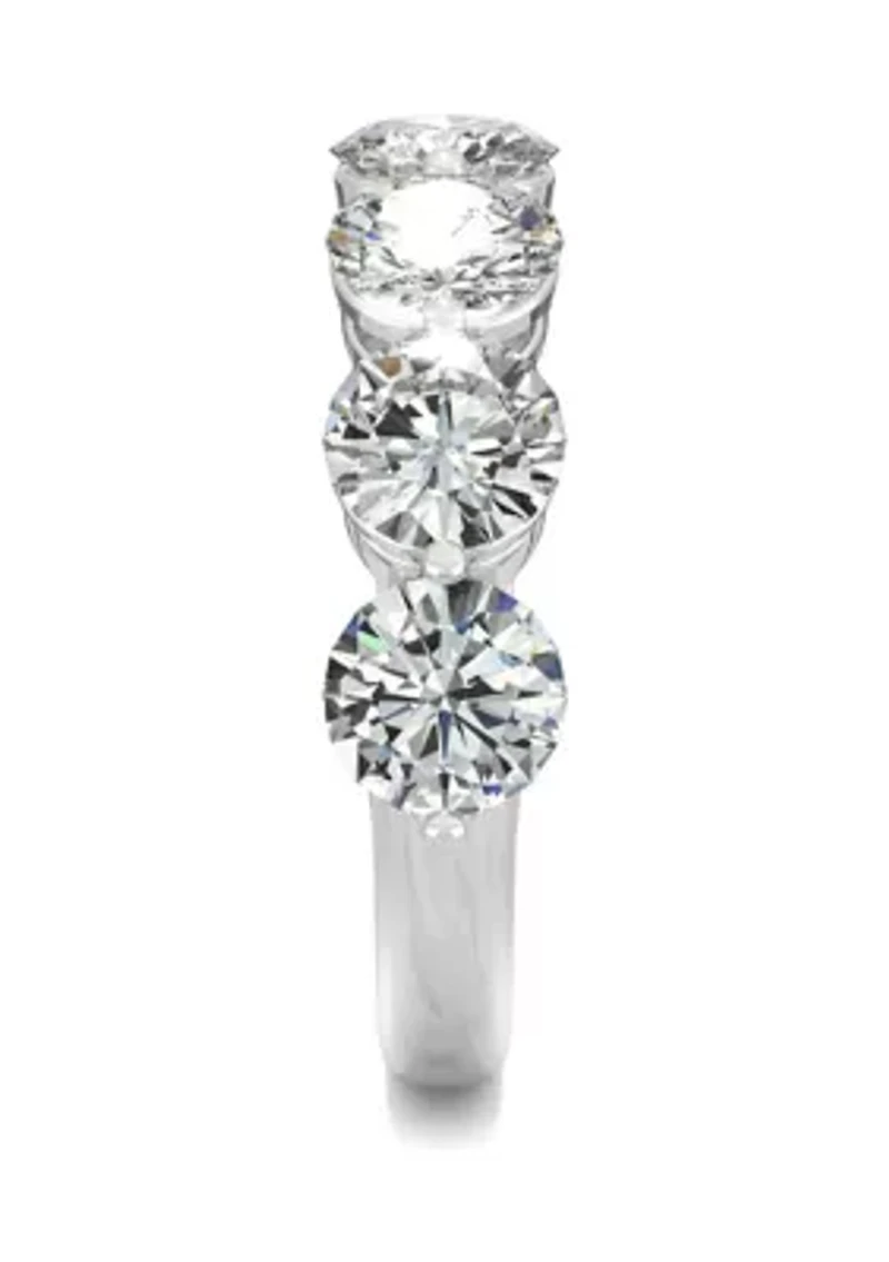 12 ct. t.w. Lab Created Moissanite Seven Stone Band 14k White Gold