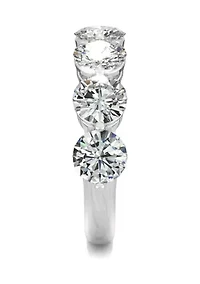 12 ct. t.w. Lab Created Moissanite Seven Stone Band 14k White Gold