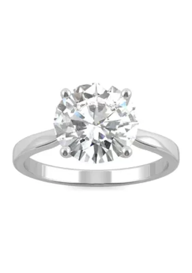 3/4 ct. t.w. Lab Created Moissanite Solitaire Engagement Ring 14k White Gold