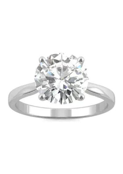 3/4 ct. t.w. Lab Created Moissanite Solitaire Engagement Ring 14k White Gold