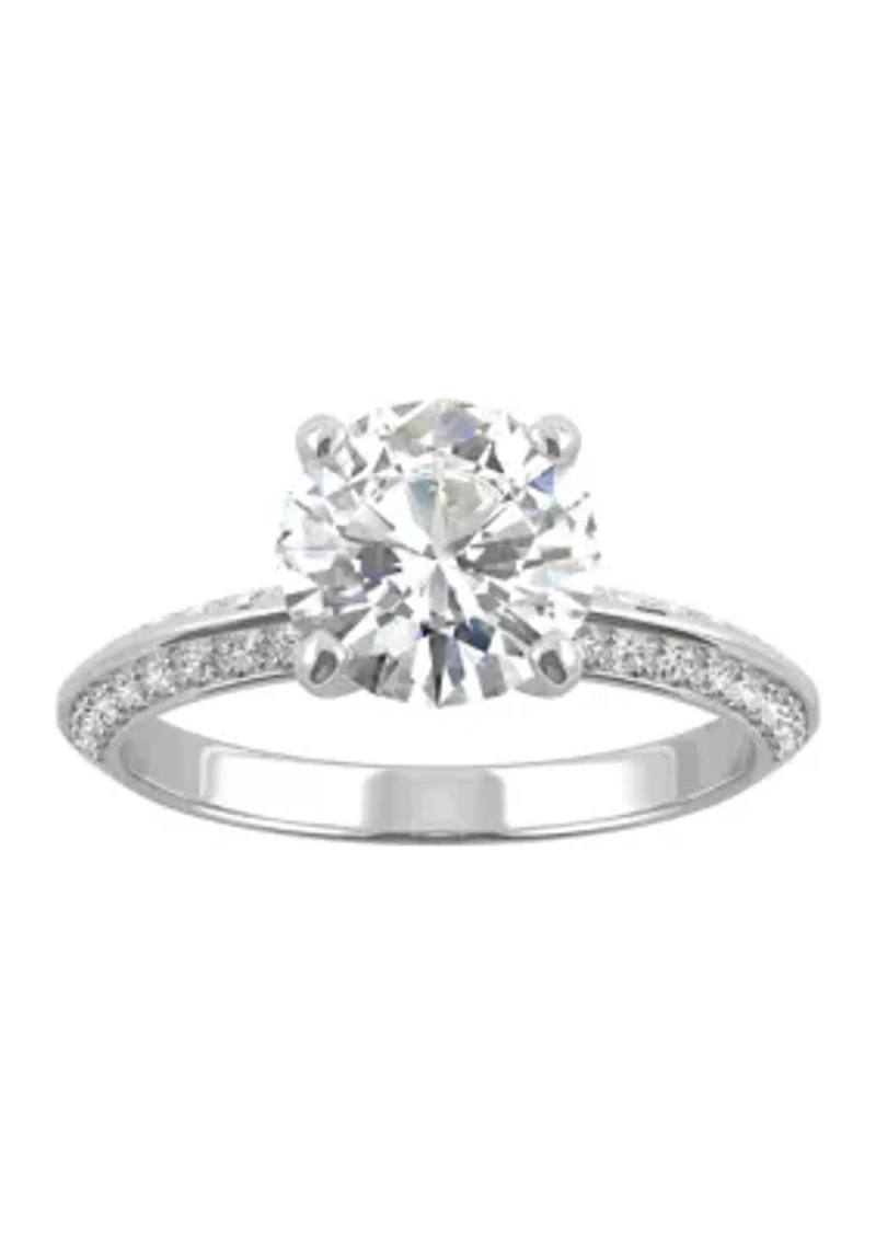 1/4 ct. t.w. Lab Created Moissanite Engagement Ring 14k White Gold