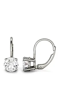 3 ct. t.w. Lab Created Moissanite Leverback Earrings
