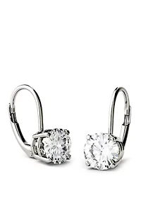 3 ct. t.w. Lab Created Moissanite Leverback Earrings