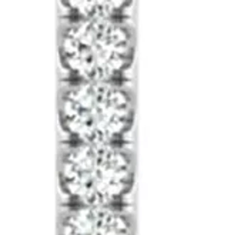  1/3 ct. t.w. Moissanite Drop Earrings in 14k White Gold