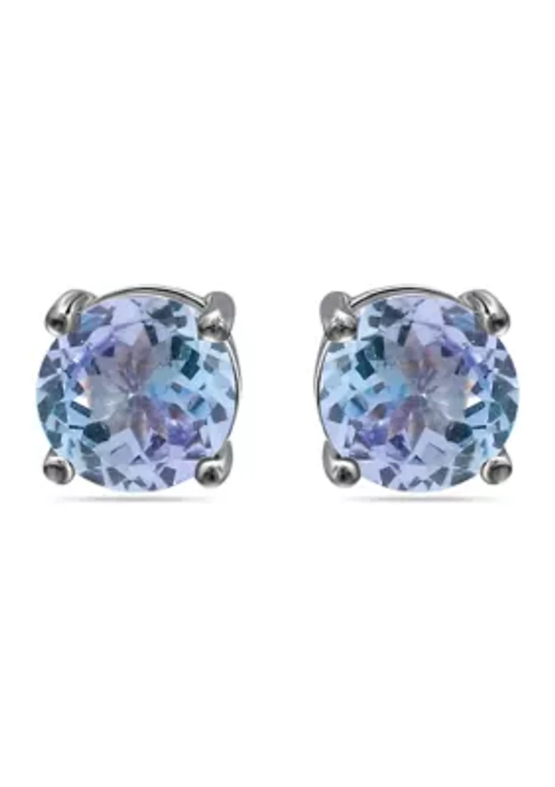 1 ct. t.w. Tanzanite Stud Earrings in Sterling Silver