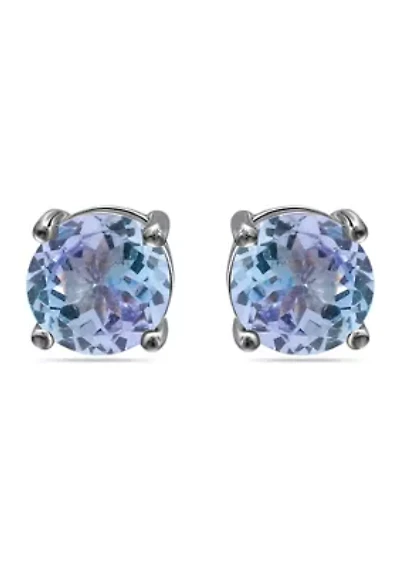 1 ct. t.w. Tanzanite Stud Earrings in Sterling Silver