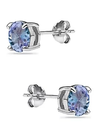 1 ct. t.w. Tanzanite Stud Earrings in Sterling Silver