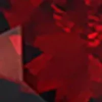 1.26 ct. t.w. Garnet and White Topaz Huggie Hoop Drop Earrings, Sterling Silver