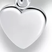 Fresh Water Pearl and Silver Bead Strand Stretch Bracelet with Heart Charm, Sterling Silver