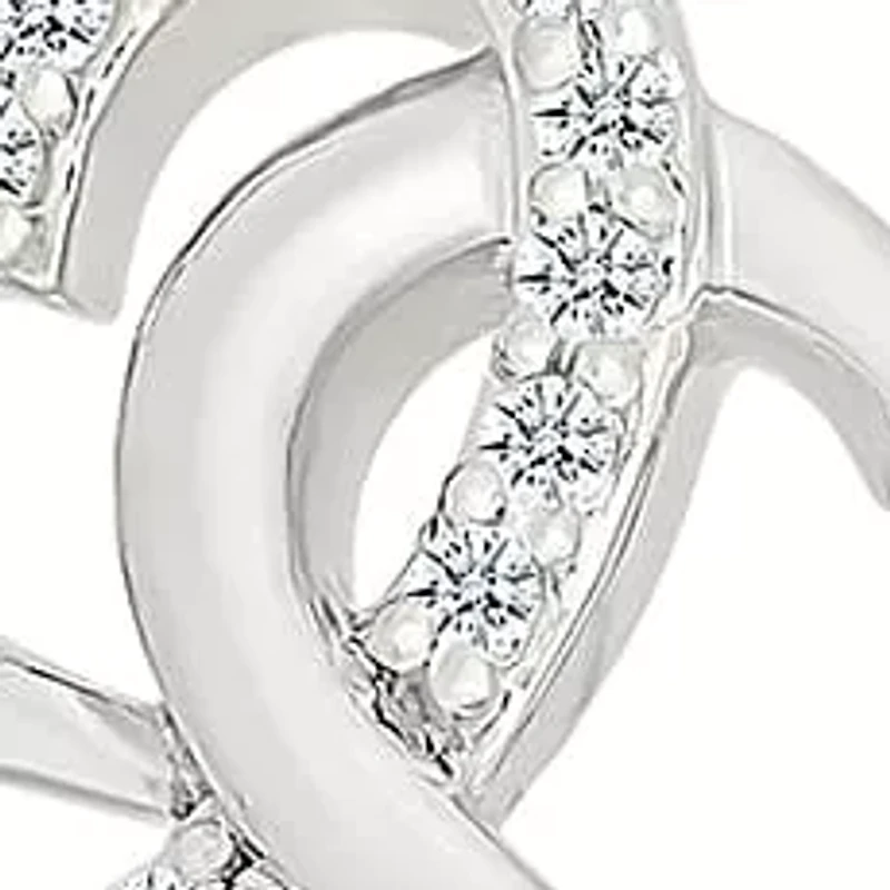 Diamond Double Heart Ring