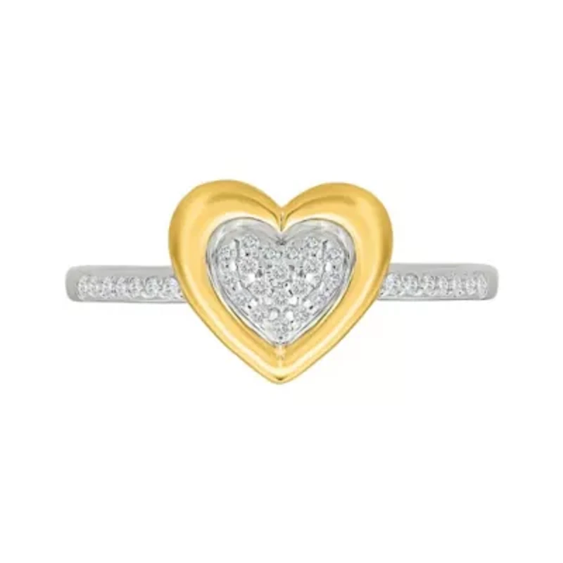 Diamond Heart Ring