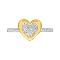 Diamond Heart Ring