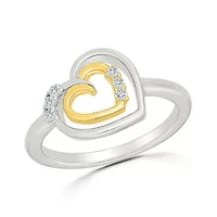 Diamond Heart Ring