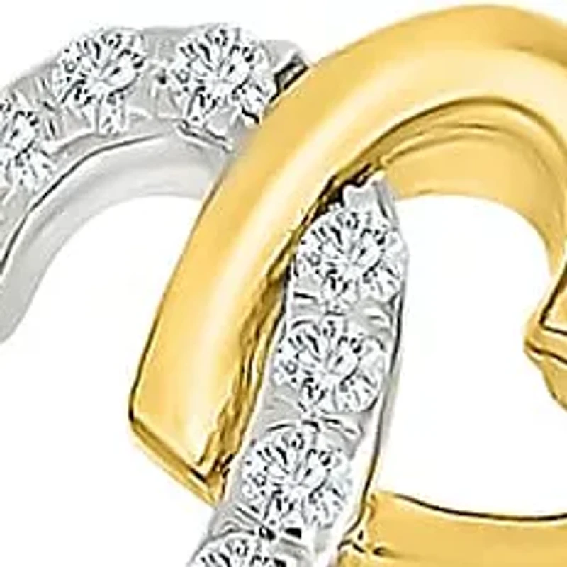 Diamond Double Heart Ring