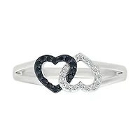 Diamond Double Heart Fancy Ring