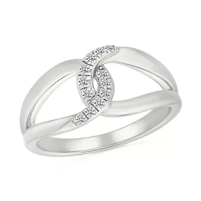 Diamond Interlocking Ring
