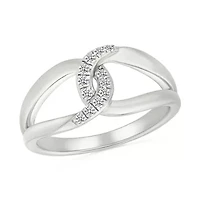 Diamond Interlocking Ring