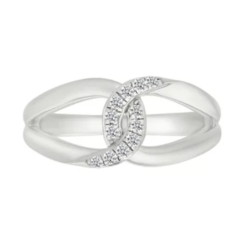 Diamond Interlocking Ring