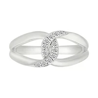 Diamond Interlocking Ring