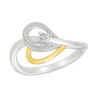 Diamond Fashion Heart Ring