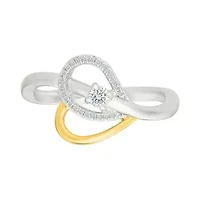 Diamond Fashion Heart Ring