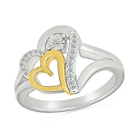 Diamond Fancy Heart Ring