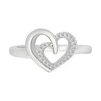 Diamond Fashion Heart Ring