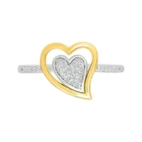 Diamond Heart Ring