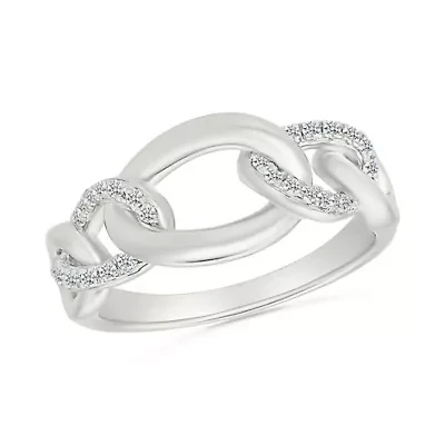 Diamond Interlink Ring