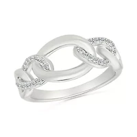 Diamond Interlink Ring