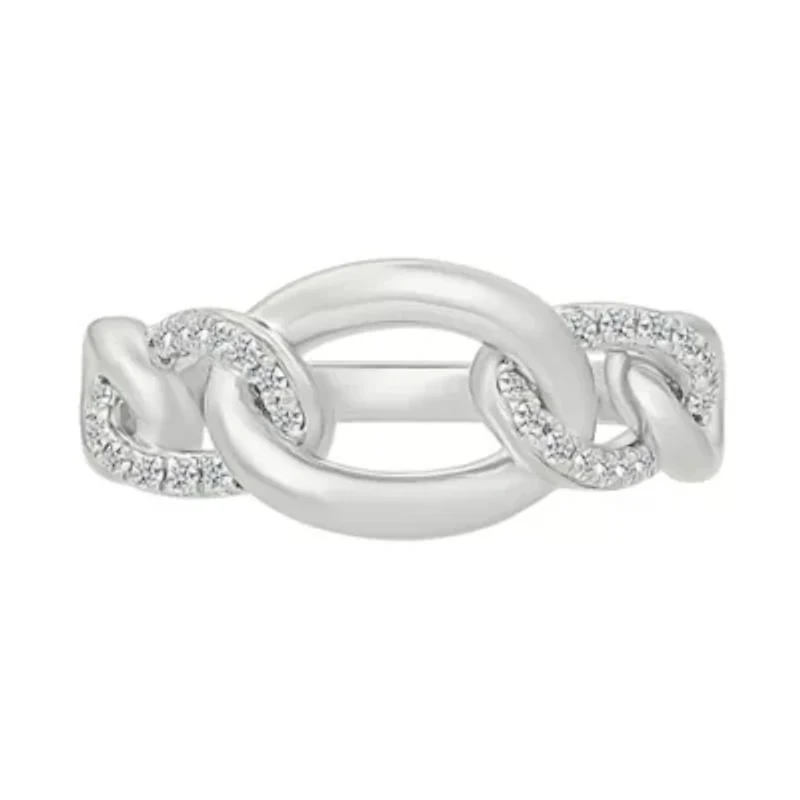 Diamond Interlink Ring