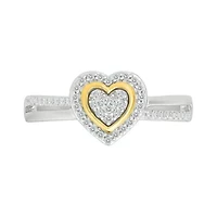 Diamond Heart Ring