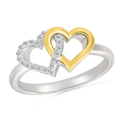 Diamond Fany Heart Ring